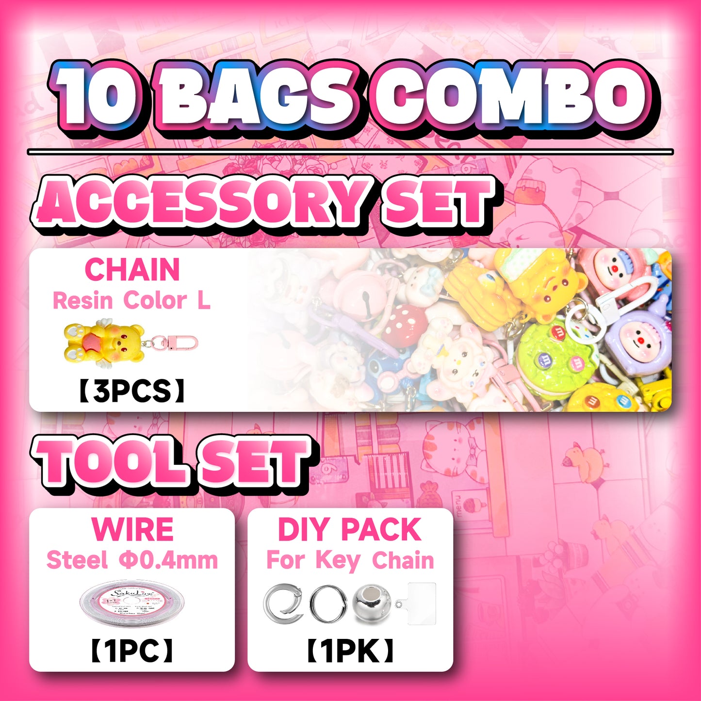 【DIY】Cartoon Beads Mystery Bags【Live Open】