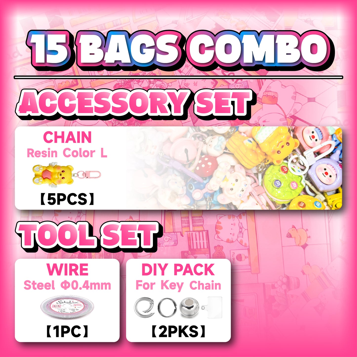 【DIY】Cartoon Beads Mystery Bags【Live Open】