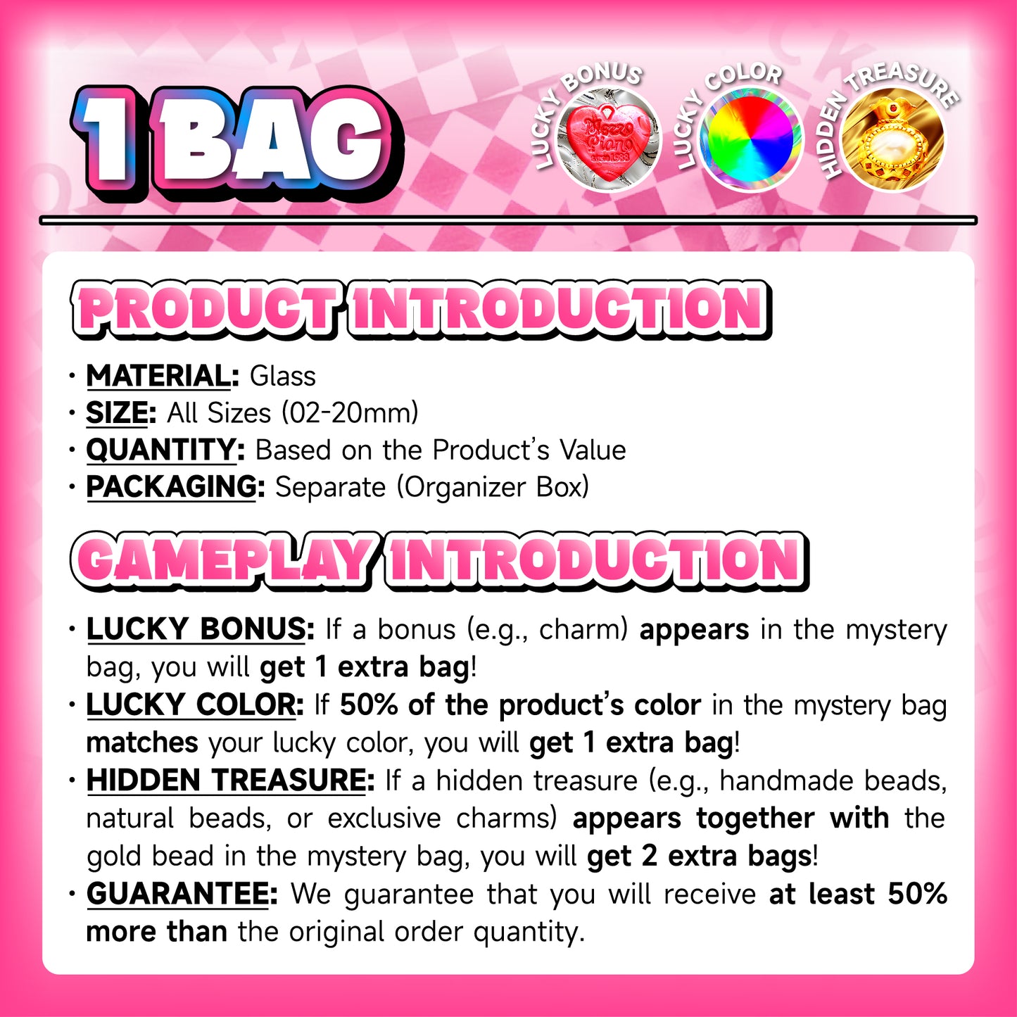 【DIY】Crystal Beads Mystery Bags【Live Open】