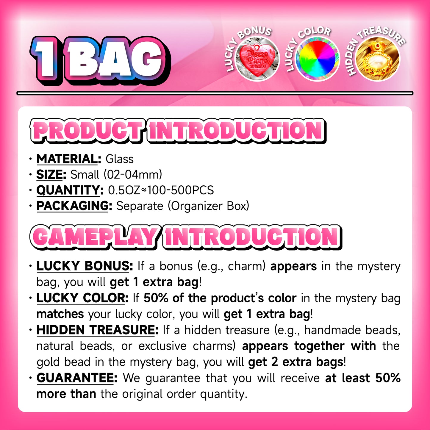 【DIY】Seed Beads Mystery Bags【Live Open】
