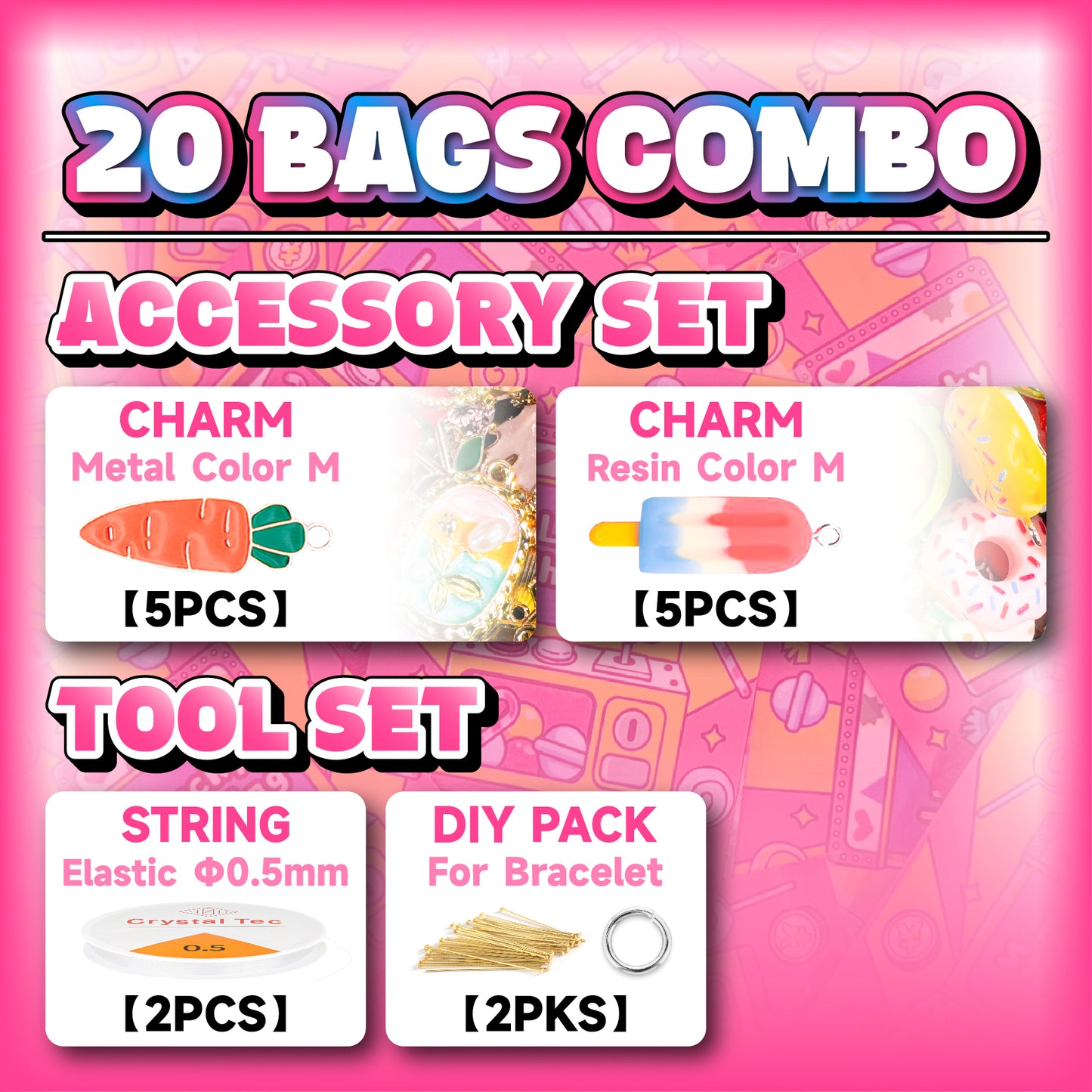 【DIY】Glass Beads Mystery Bags【Live Open】