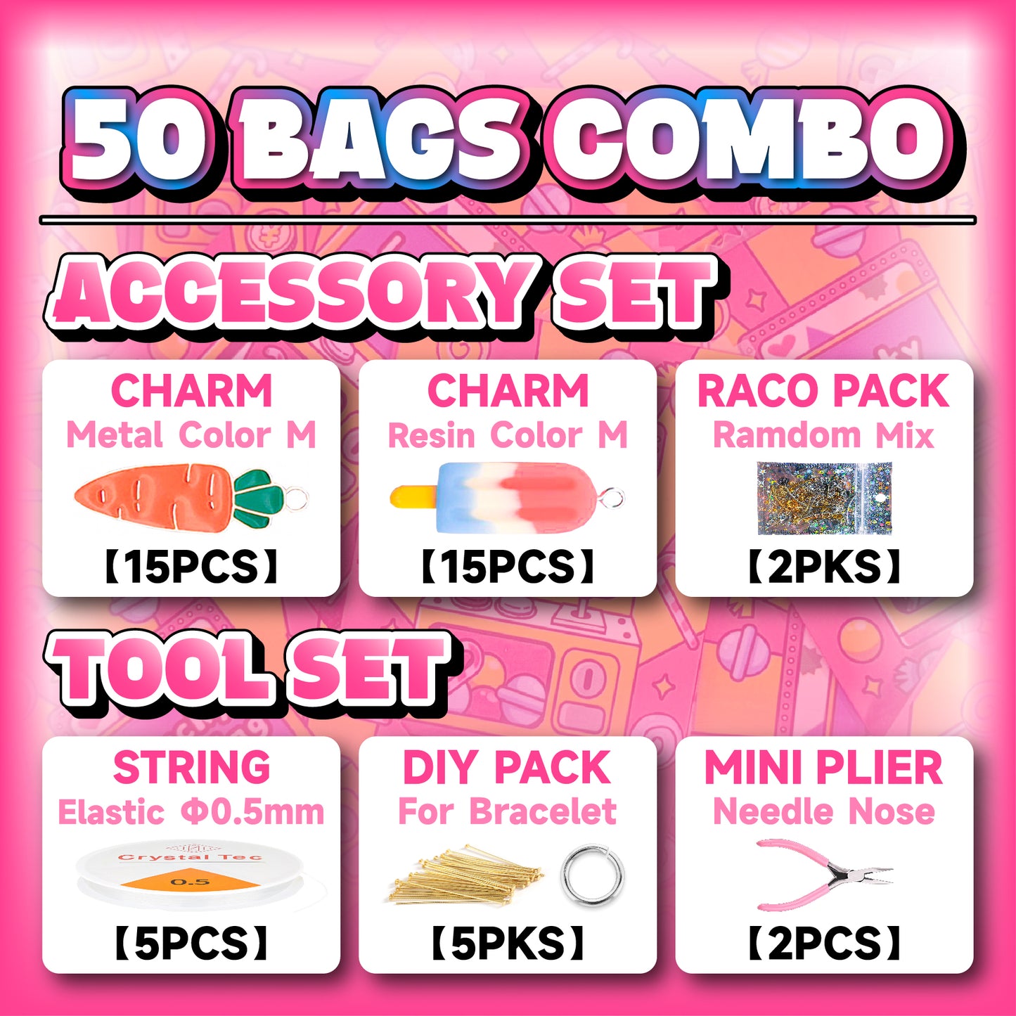 【DIY】Glass Beads Mystery Bags【Live Open】