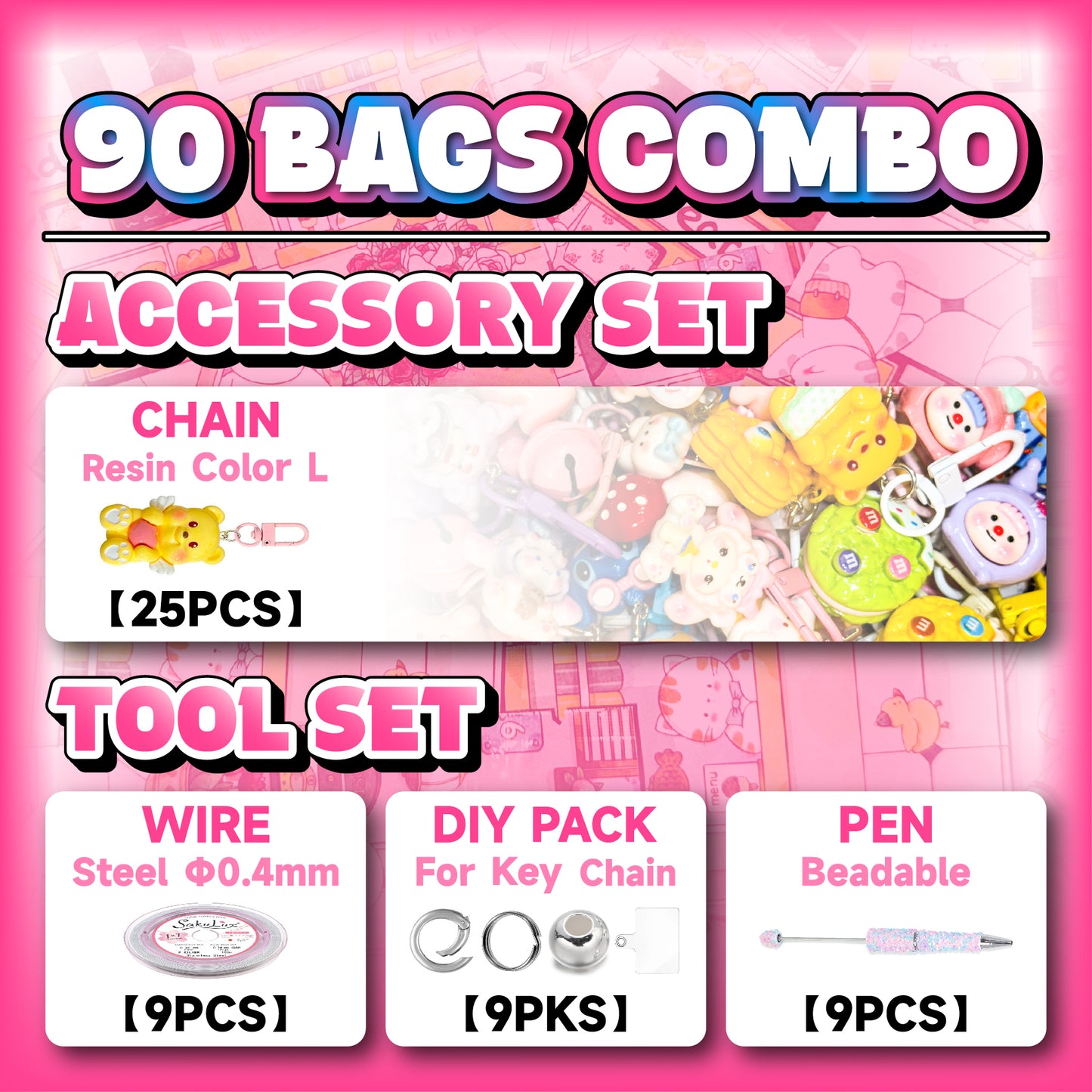 【DIY】Cartoon Beads Mystery Bags【Live Open】