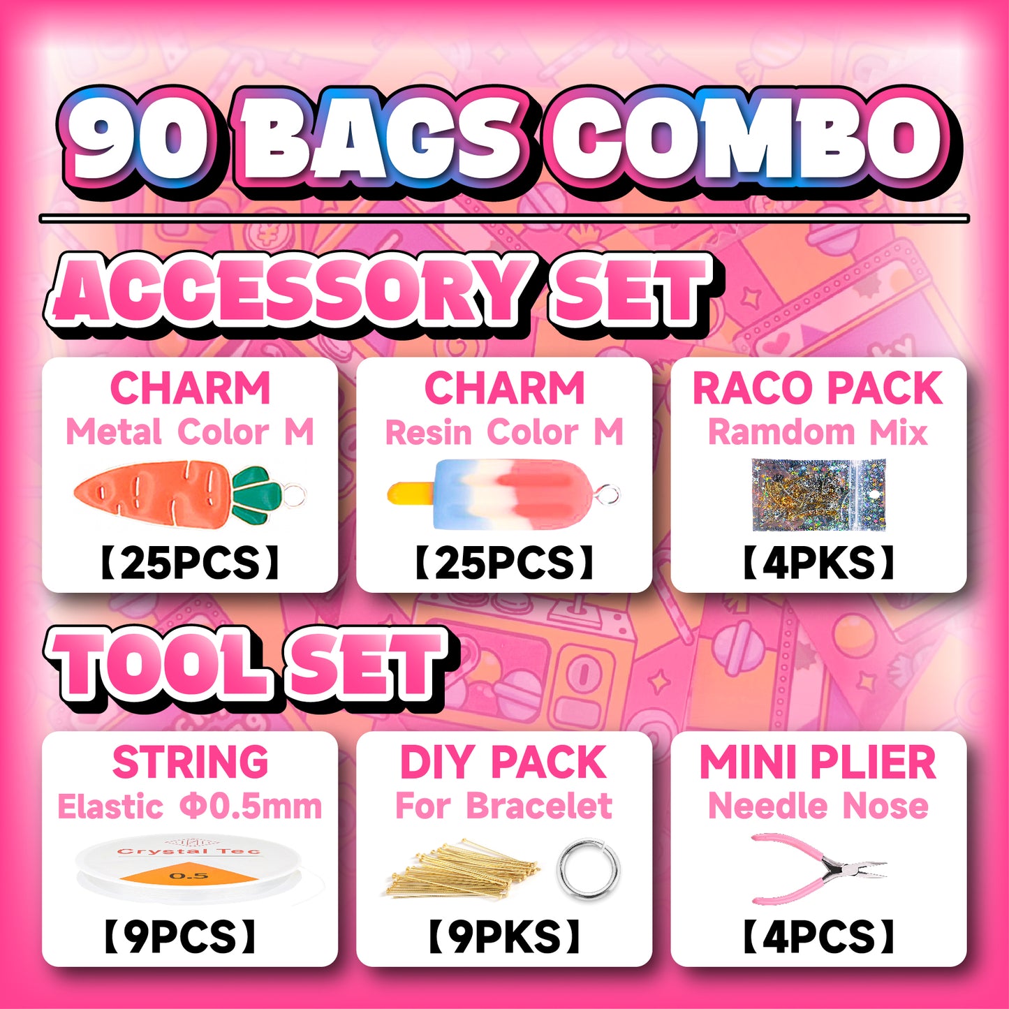 【DIY】Glass Beads Mystery Bags【Live Open】