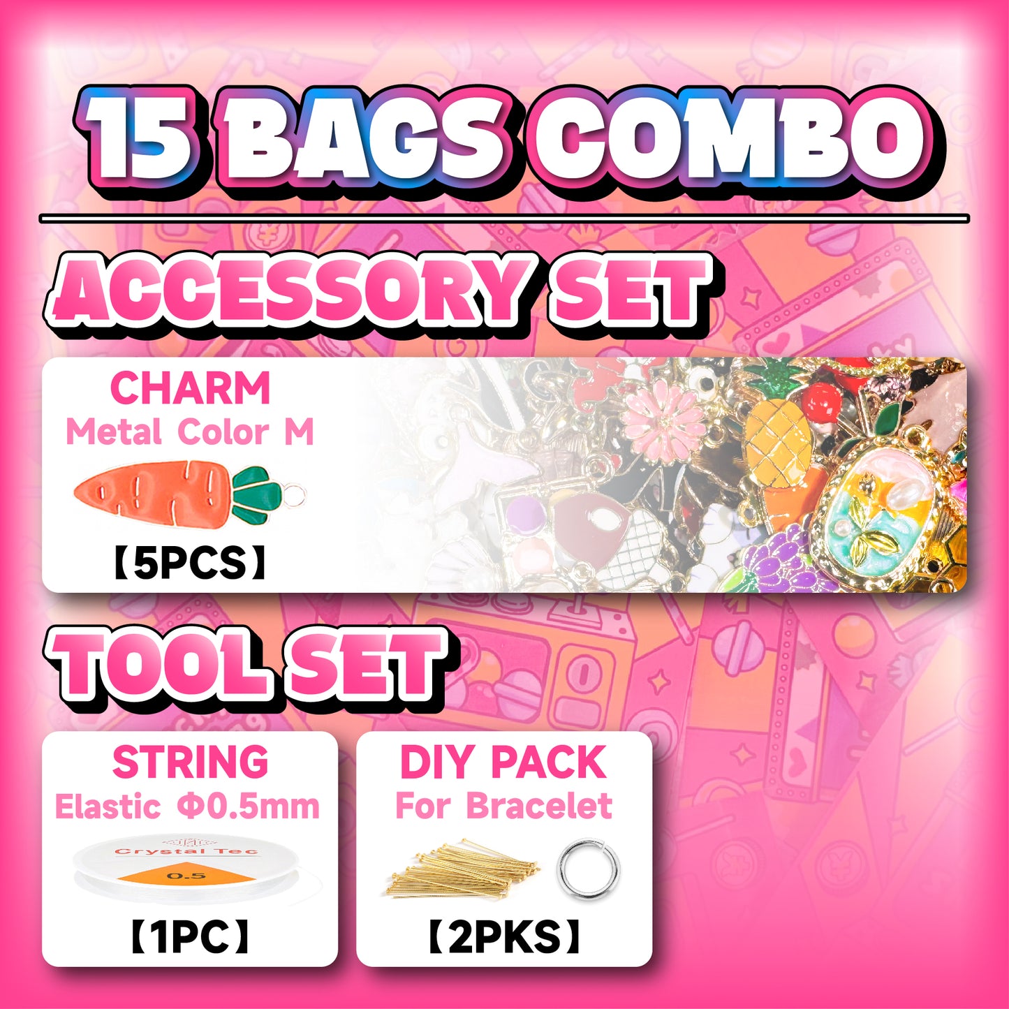 【DIY】Glass Beads Mystery Bags【Live Open】