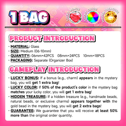【DIY】Glass Beads Mystery Bags【Live Open】