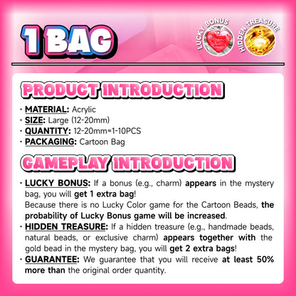 【DIY】Cartoon Beads Mystery Bags【Live Open】